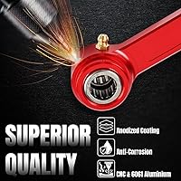 Vista 6 de Billet - Eslabón de bajada de suspensión trasera, kit de eslabones de suspensión trasera de aluminio para motocicleta todoterreno para Honda XR650L