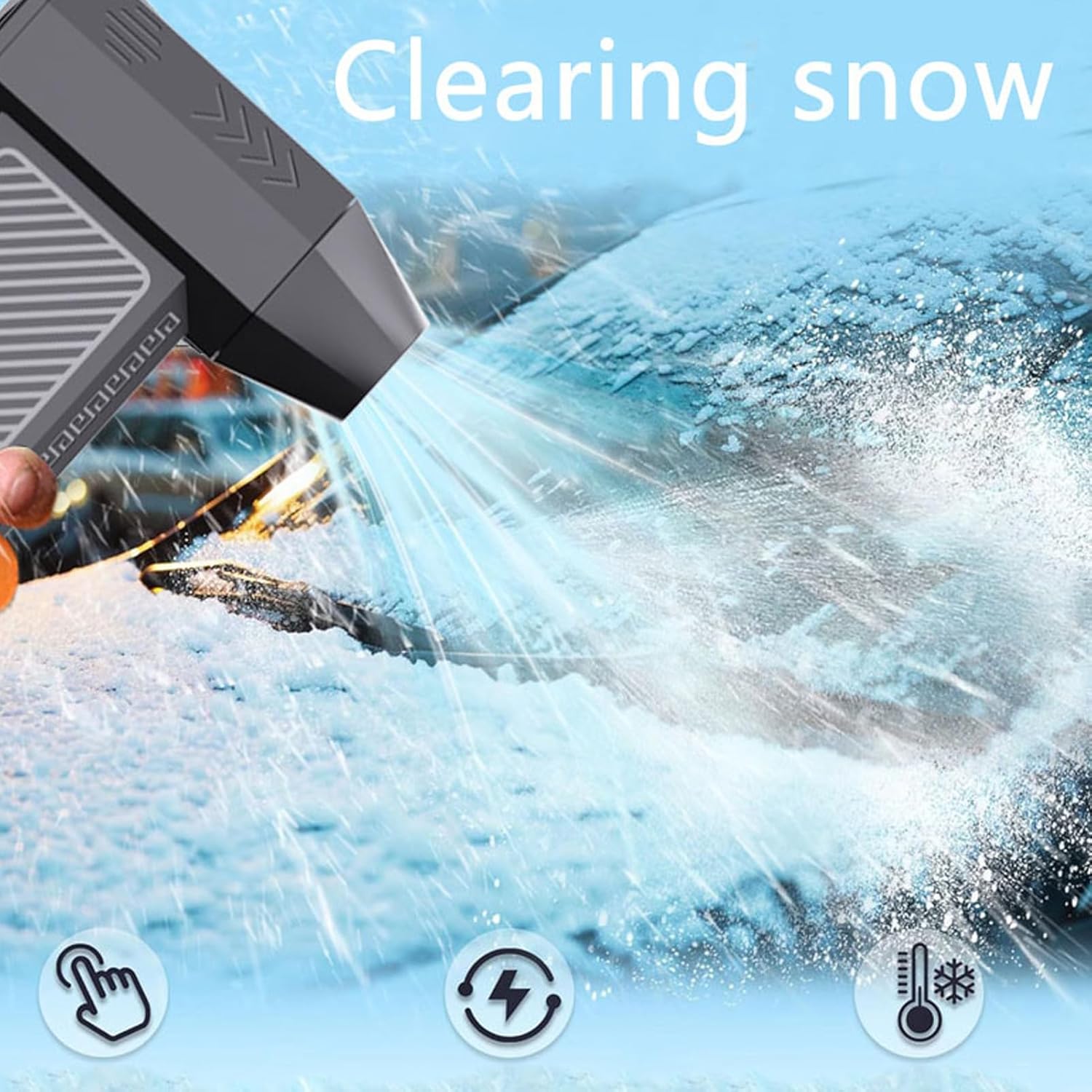 Cordless Air Duster, 3 Speed Adjustable 130000RPM Rechargeable Air Duster ABS Material 5000mAh Battery for Electronics Cleaning Home Office Keyboard Camera Gear and Workshop Use