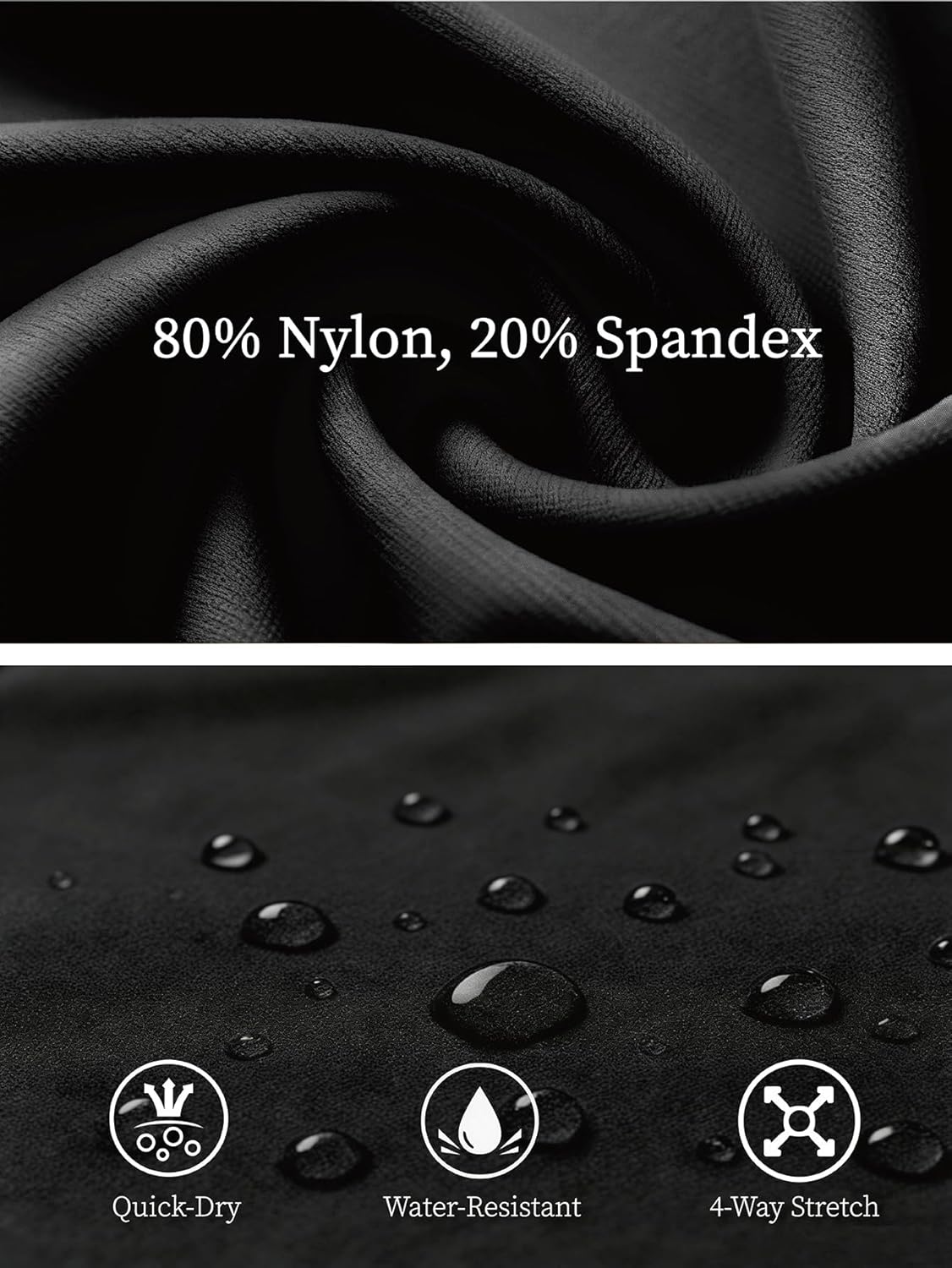 Women's Stretchy Hiking Pants Lightweight Quick-Drying Sweatpants Joggers for Running with Zippered Pockets - Image 6