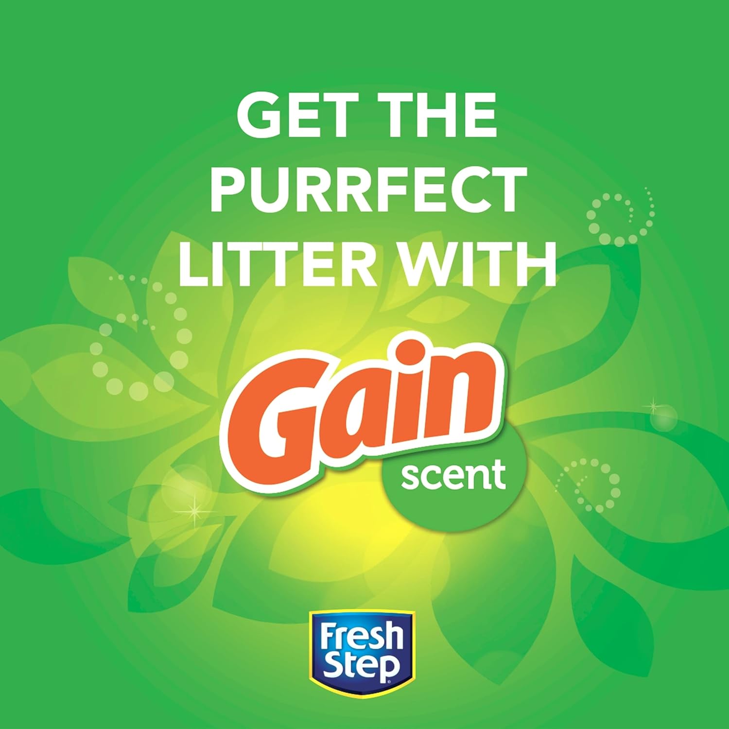 Fresh Step Cat Litter, Clumping Cat Litter With The Power of Febreze With Refreshing Scent 14 lbs (Package May Vary) Gain, 224 Oz : Pet Supplies