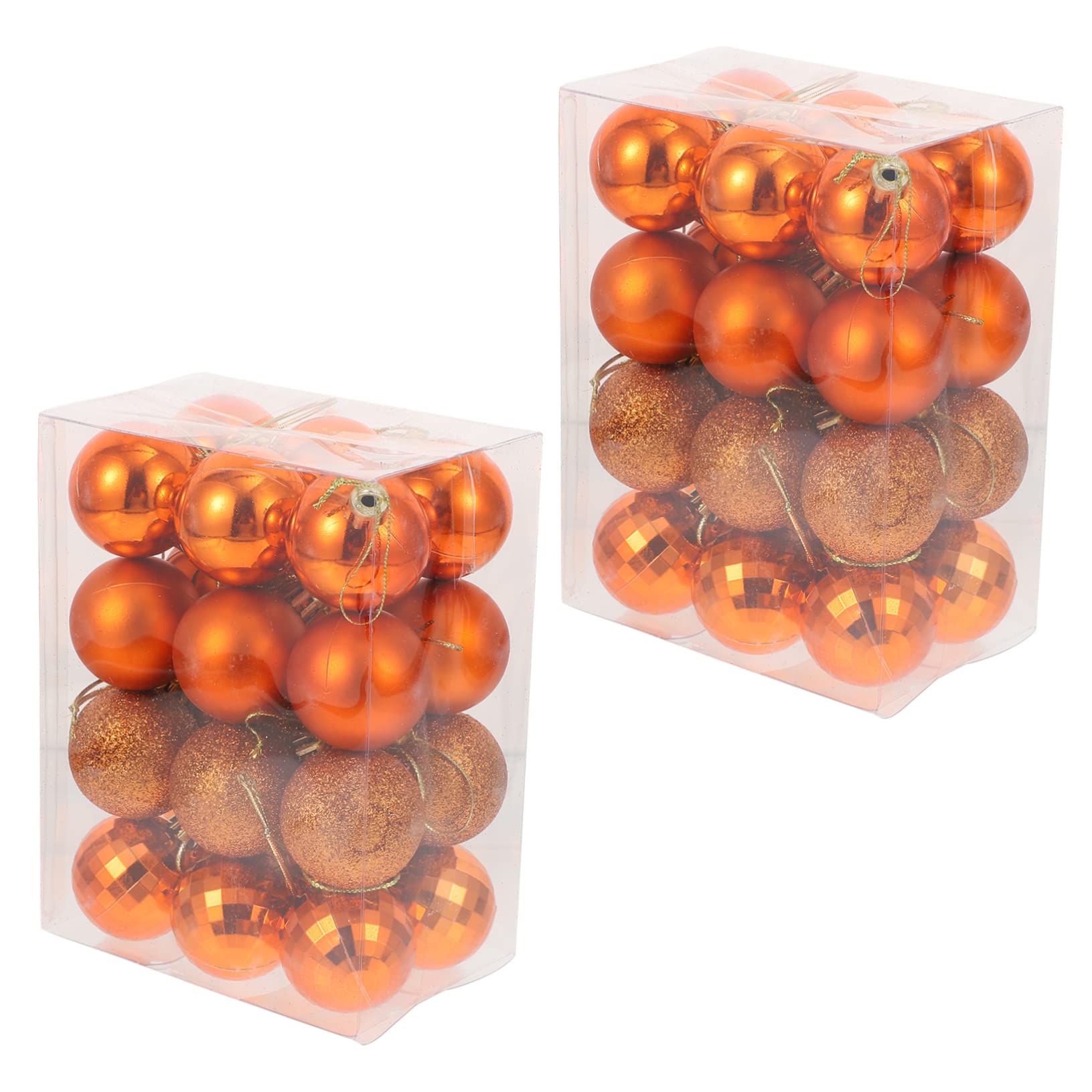 Ciieeo 240 Piezas Bolas de Navidad esferas Luminosas Colgantes navideños Bola de decoración de Fiesta Dorado Ornamento Bolas de Adorno de Cristal Bola Colgante del árbol de Navidad Mini