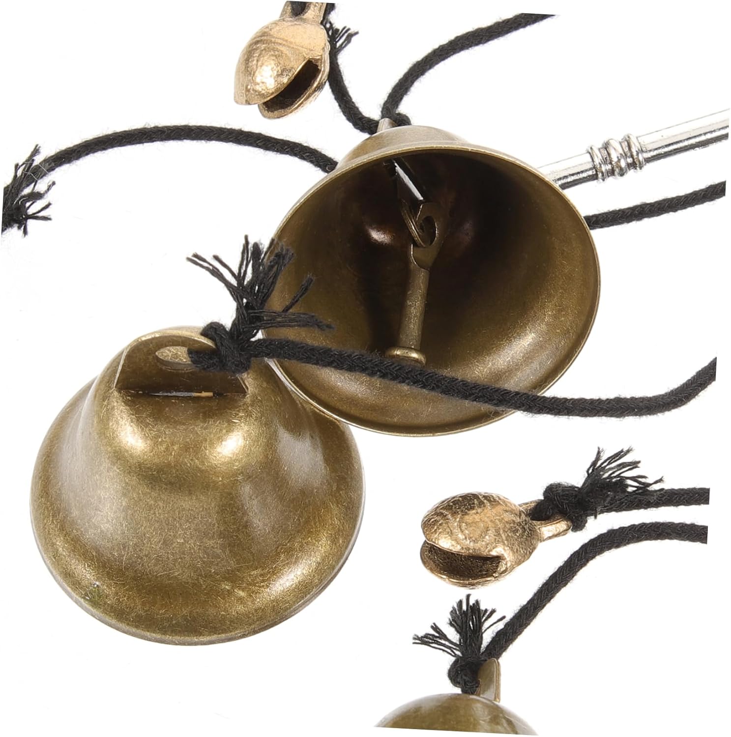 Happyyami 4pcs Bed Room Decor Decoration for Bedroom Witch Wind Chime Decorative Wind Chime Metal Trim Car Trim Witch Bells Crafts Witch Bell Hanging Decor Ornament Pendant Antique