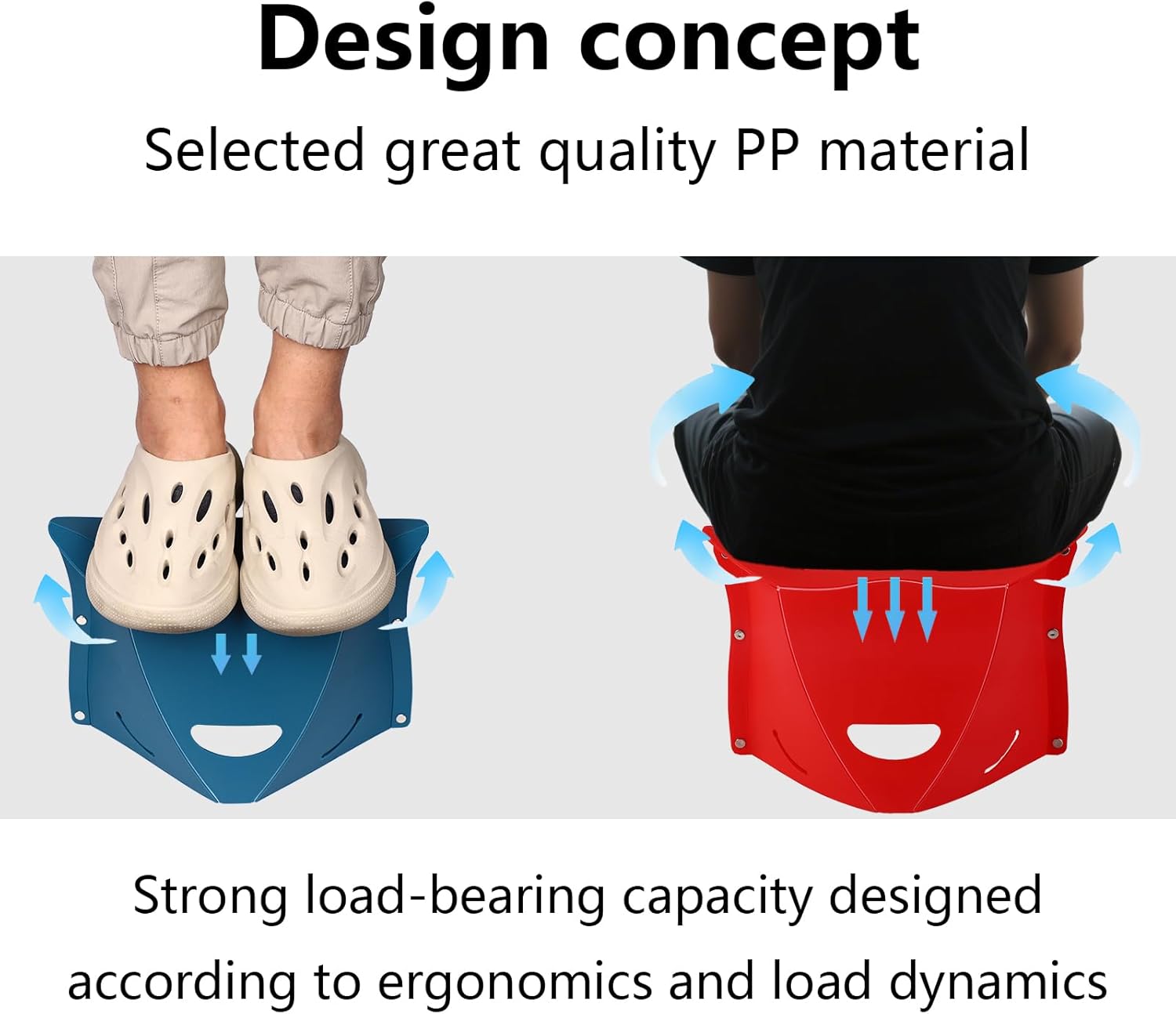 Gosknor 飛行機フライト用トラベルフットレスト 2個セット ブルーレッド ポータブル 飛行機フットレスト 折りたたみ式 飛行機