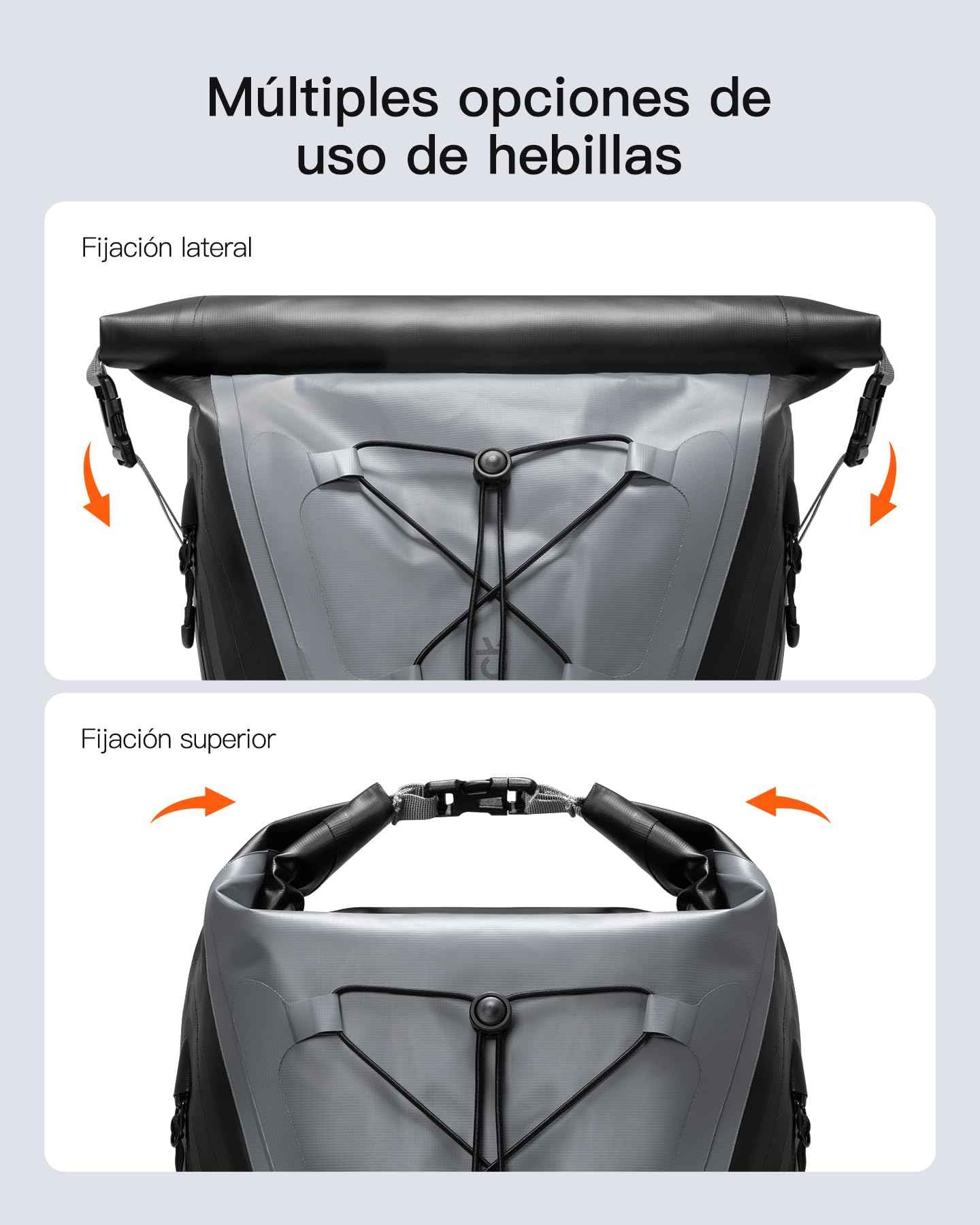 Inateck 25-30L Mochila para bicicleta,Impermeable con Cierre Enrollable,Multifuncional de senderismo, adecuada para ciclismo, escalada y actividades al aire libre
