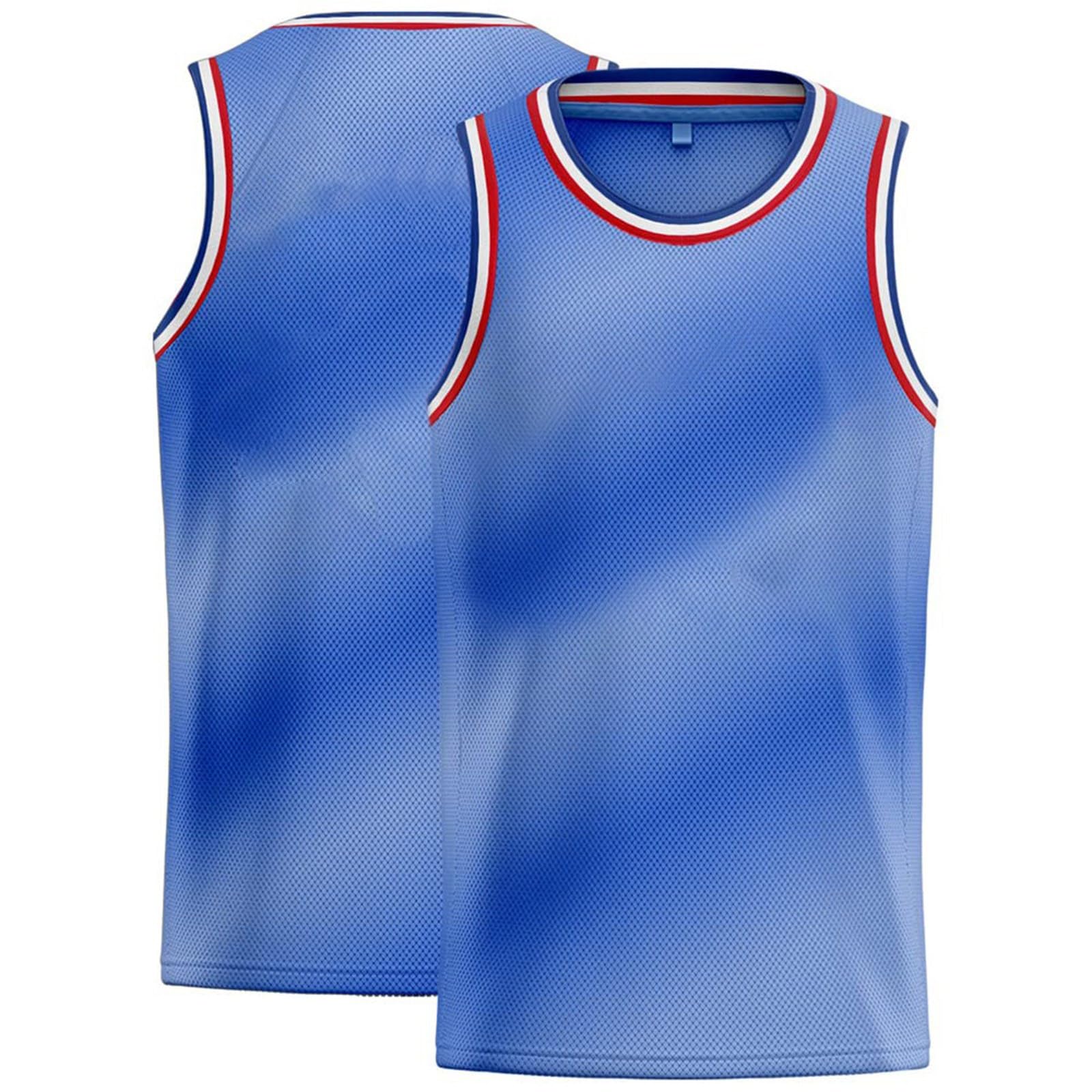 Canotta Palestra Uomo Estiva Bodybuilding Canotte Atletiche da Senza Maniche Gilet Allenamento Maglia Basket Reversibile