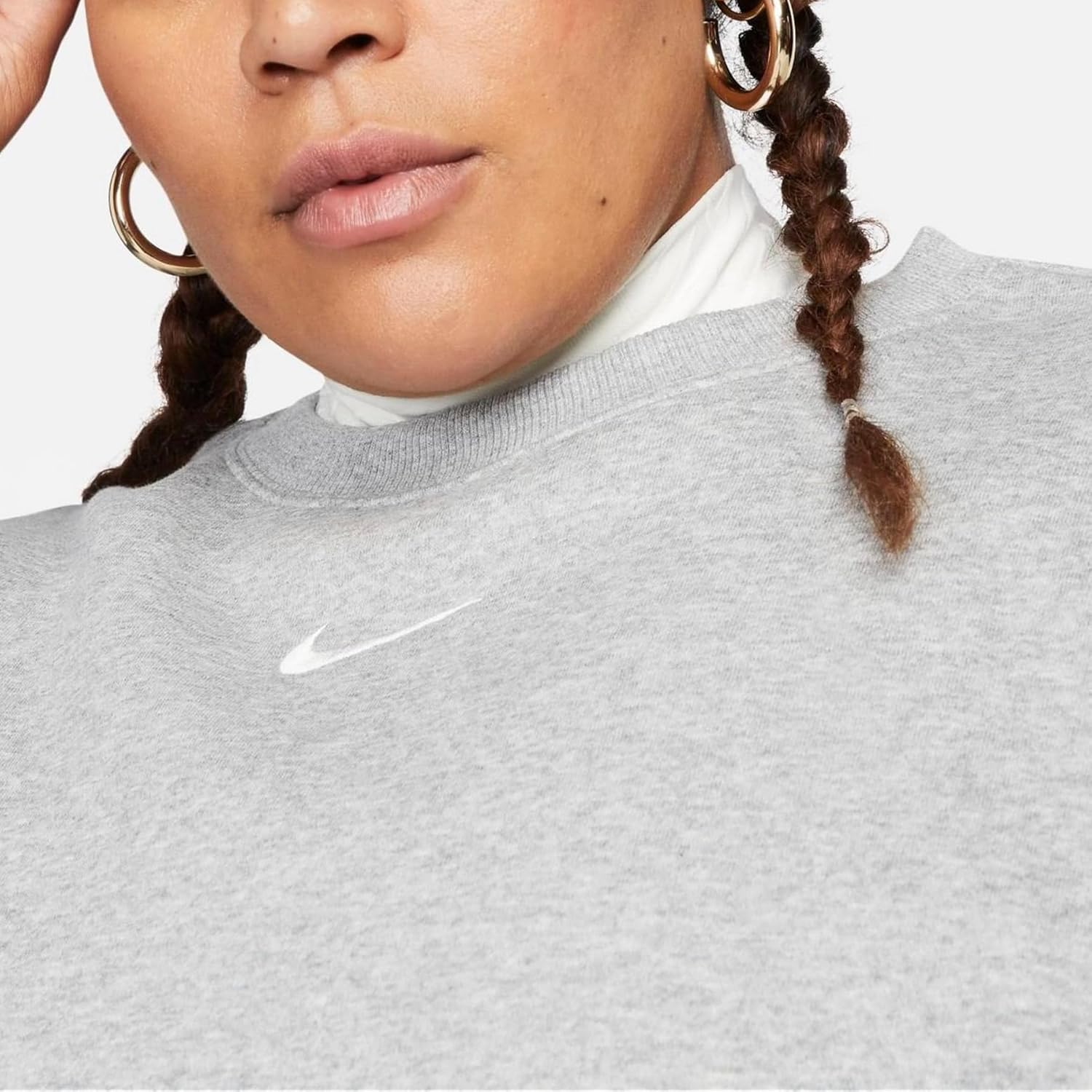Nike SPORTSWEAR PHOENIX FLEECE Women's Oversized Crewneck Sweatshirt (Plus Size) Size 2X - Image 3