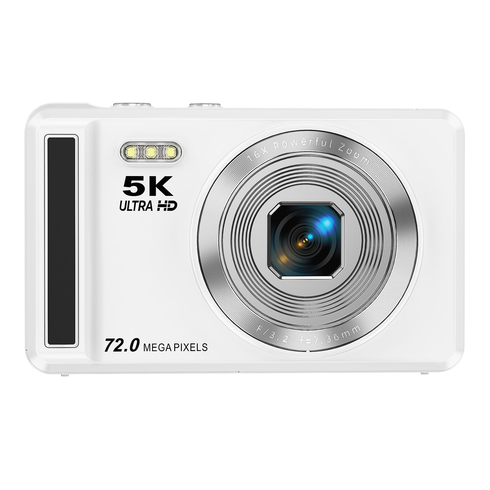 Amazon | 5K 7200万画素 デジカメ AFオートフォーカス 16 倍