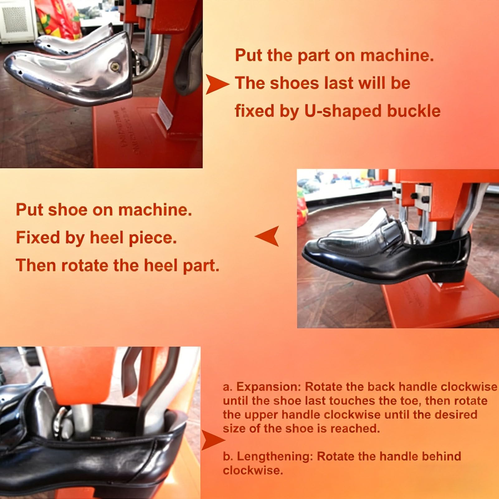 Barella manuale a doppia testa, allargatore antiruggine per riparazione scarpe, regolazione precisa, facile da usare per officine