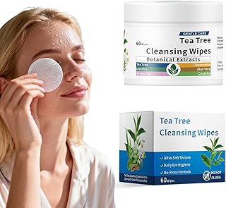 60 toallitas limpiadoras para párpados y pest...