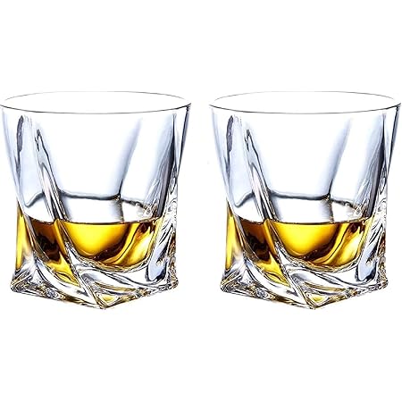 Amazon ヨーロピアン ツイスト ロックグラス 創造的 お洒落な ウィスキーグラス 晩酌 ウイスキー 焼酎 に 2個セット Morning Place ロックグラス 通販