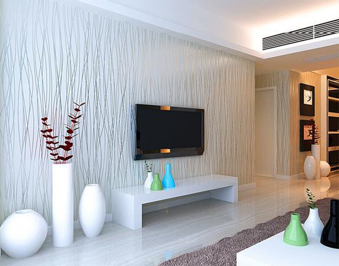 Amazon Co Jp Diy ３d立体 壁紙 シール 簡単 貼付シール壁紙 おしゃれ ストライプ柄 不織布 はがせる壁紙 月光の森 ベッドルーム リビングルームの背景 53cmx10m グレー Diy 工具 ガーデン