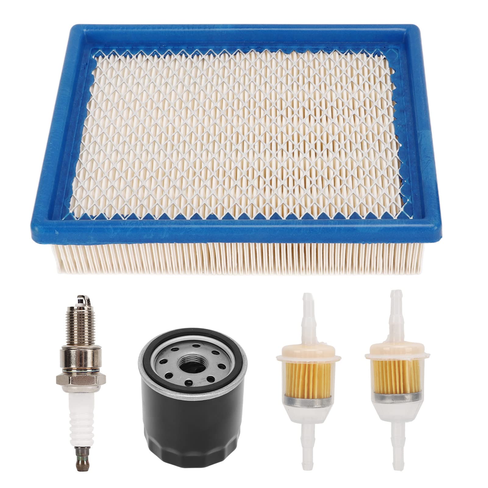Golf Cart Tune Up Kit with Oil Filter, Air Filter, Spark Plug & Fuel Filter, Replacement for Club Car DS 1992 Up 4 Cycle Gas Golf Cart with FE290 or FE350 Engine
