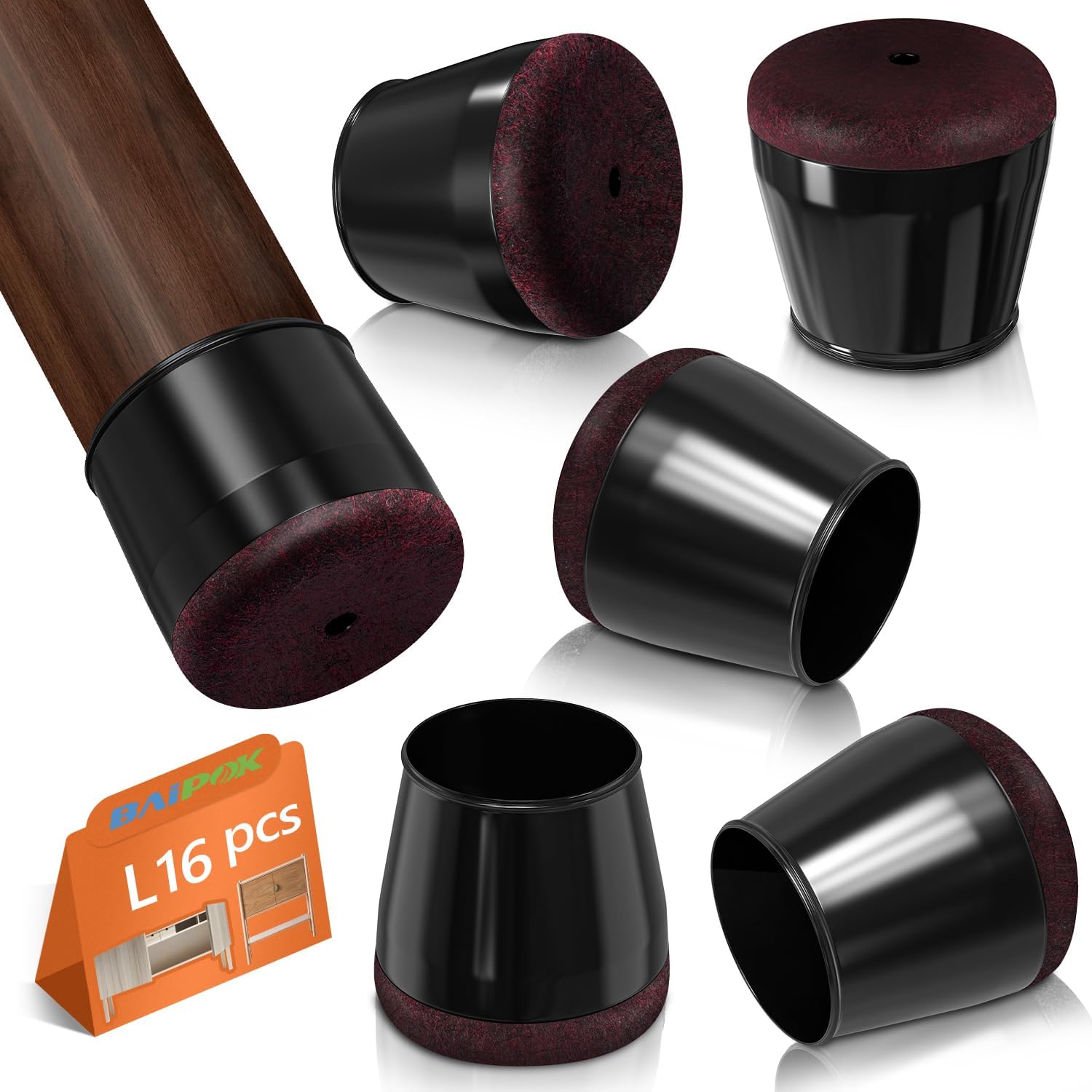 BAIPOK szék lábvédő szilikon sapkák csomag