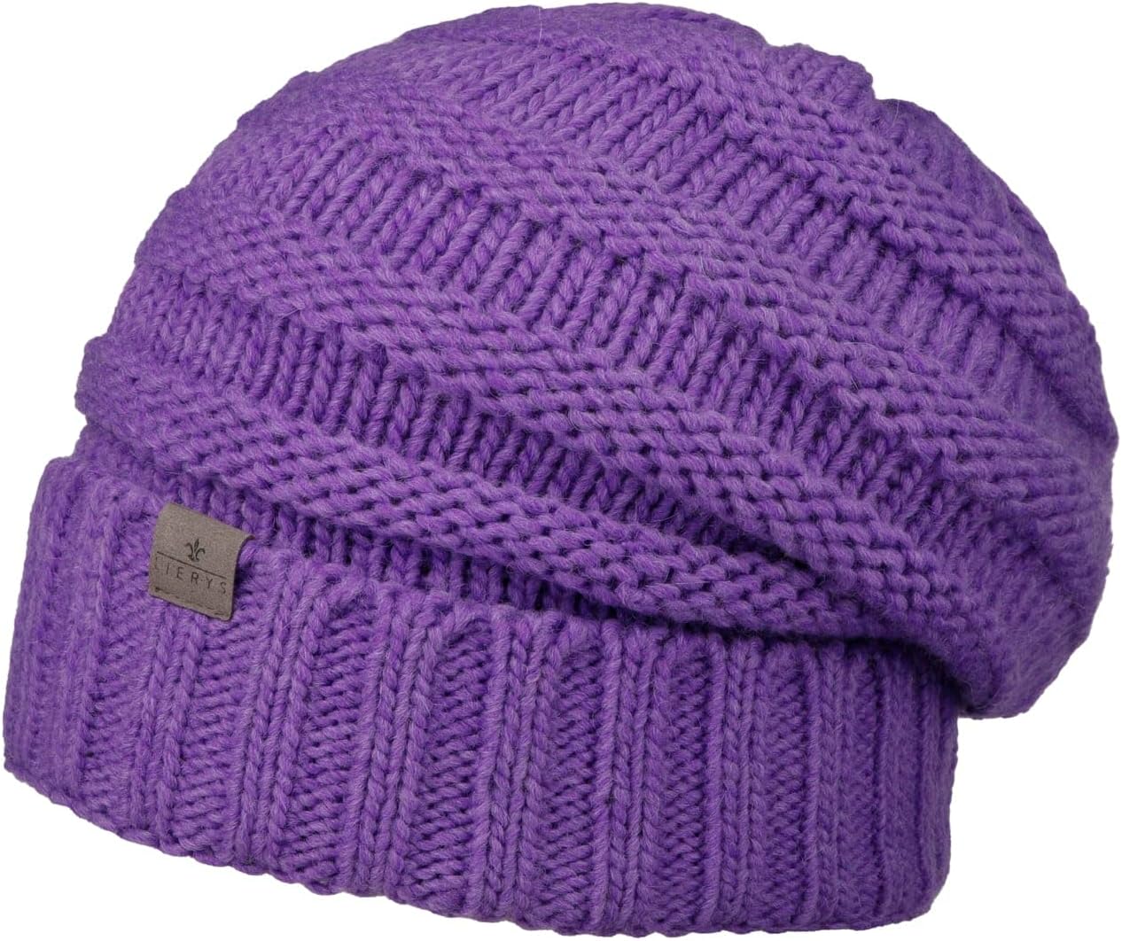 Bonnet En Laine D'alpaga Pour Femme. Bonnet Gris à Revers