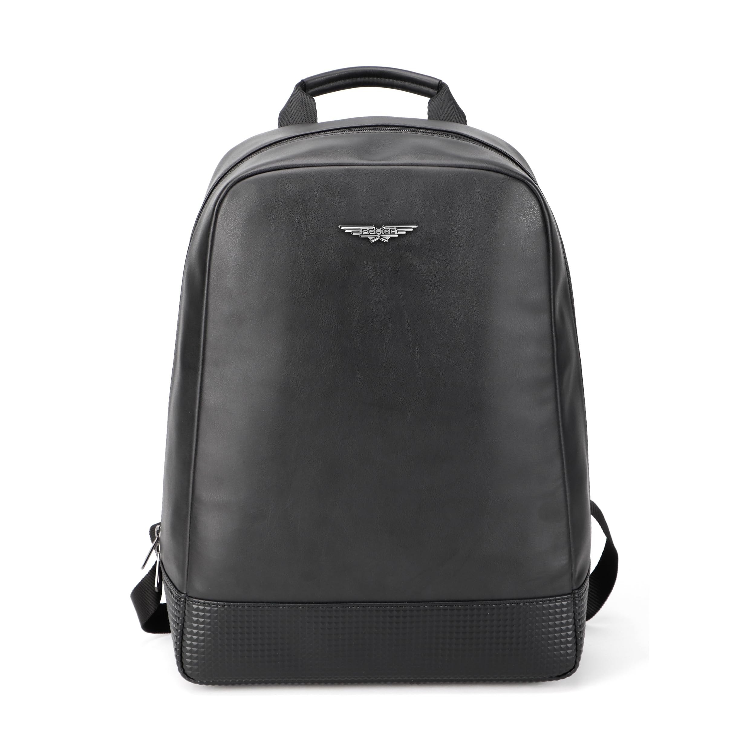 20 Ltrs Vegan Leather (upto 15 inch) Laptop Backpack water resistant sustainable bags with rain proof zippers for Men, Women, Boys and Girls - Black-image-18
