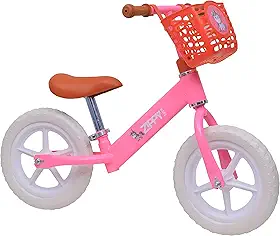 Zippy Toys, Bicicleta de Equilibrio com Cestinha Aro 12 Rosa