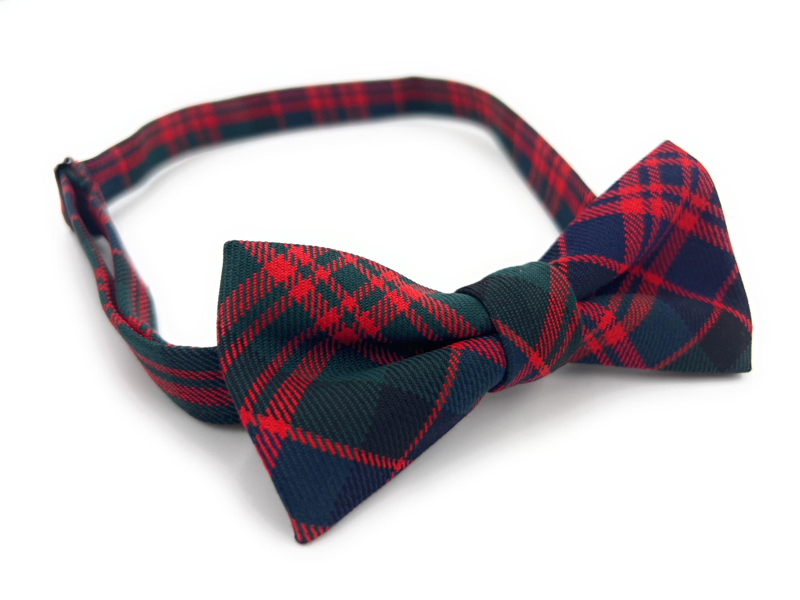 Tartan Tweeds Men's Macdonald Pre-Tied Easy Wear Tartan Tux Bow Tie, Formal Neck Bowtie For Party, Wedding, Dinner (Macdonald)
