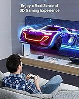 Vista 5 de Interruptor HDMI 3 en 1 Salida 4K @60Hz, GANA Splitter Switcher con control remoto, Hub de caja de aluminio 2.0 para 3D, HDCP2.2, HDR, Xbox