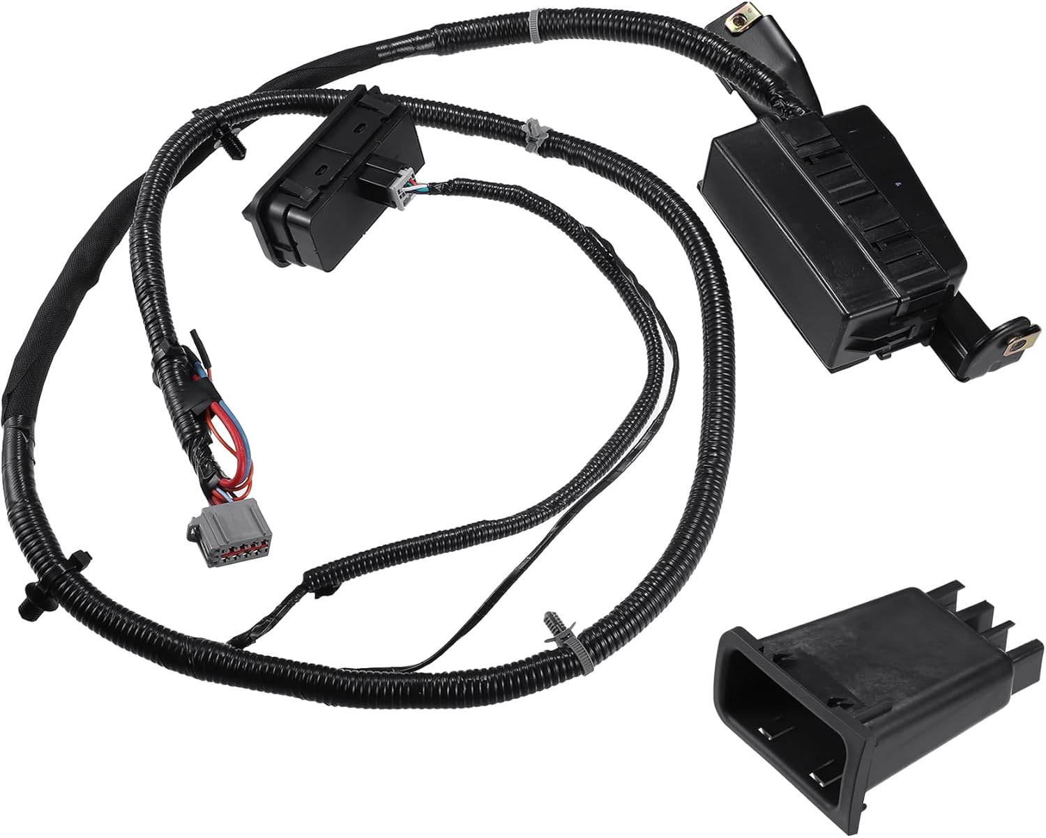 X AUTOHAUX 1 Set Auxiliary Upfitter Switch Panel Kit for Ford F-250 F350 F-450 F-550 Super Duty 2005-2006 Auxiliary Switch Panel Wire Harness Wiring