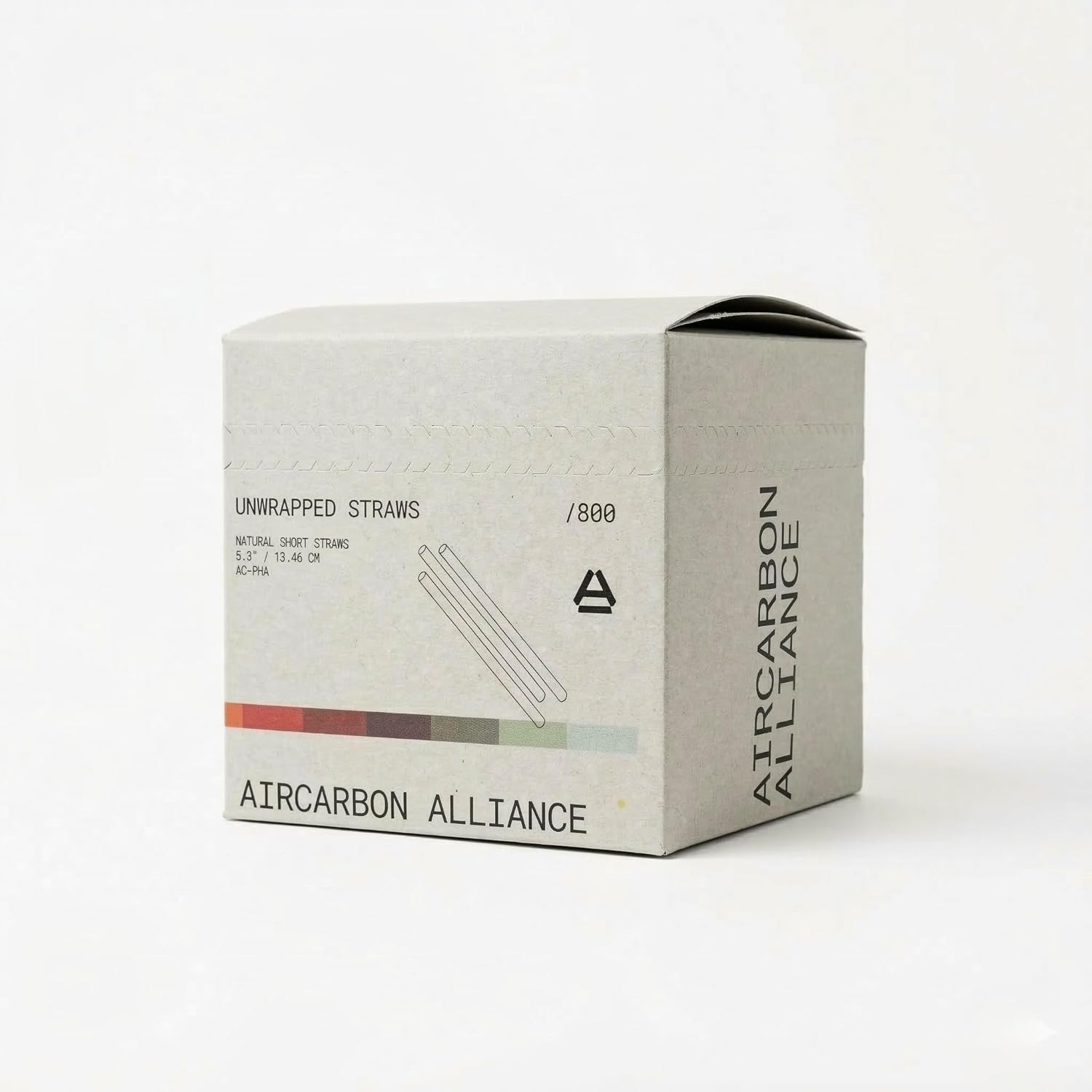 Short Drinking Straws, 5.3 Inch, Natural, 4800 Count, Bulk Foodservice Box, Made with Alliance PHA