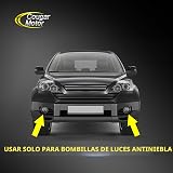 Kit de conversión de bombillas para faros delanteros LED de Cougarmotor, 7.200 lm 60 W 6000 K, blanco frío, H11