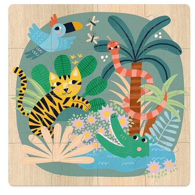 Foto 3 de 8 de VILAC Earth, Sea, Sky - 3 x 16 pcs Puzzles