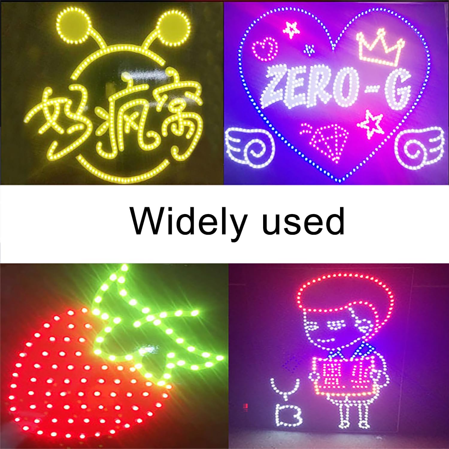 5mm LED Diodo ad Emissione Luminosa Kit Assortimento 500 Pezzi Bianco Rosso Giallo Verde Blu