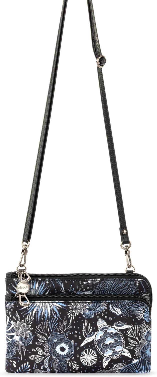 Sakroots Cambria Smartphone Crossbody, Midnight Seascape - Image 4