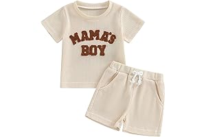 Mamas Little My Girl Baby Boy Shirt and Short Set