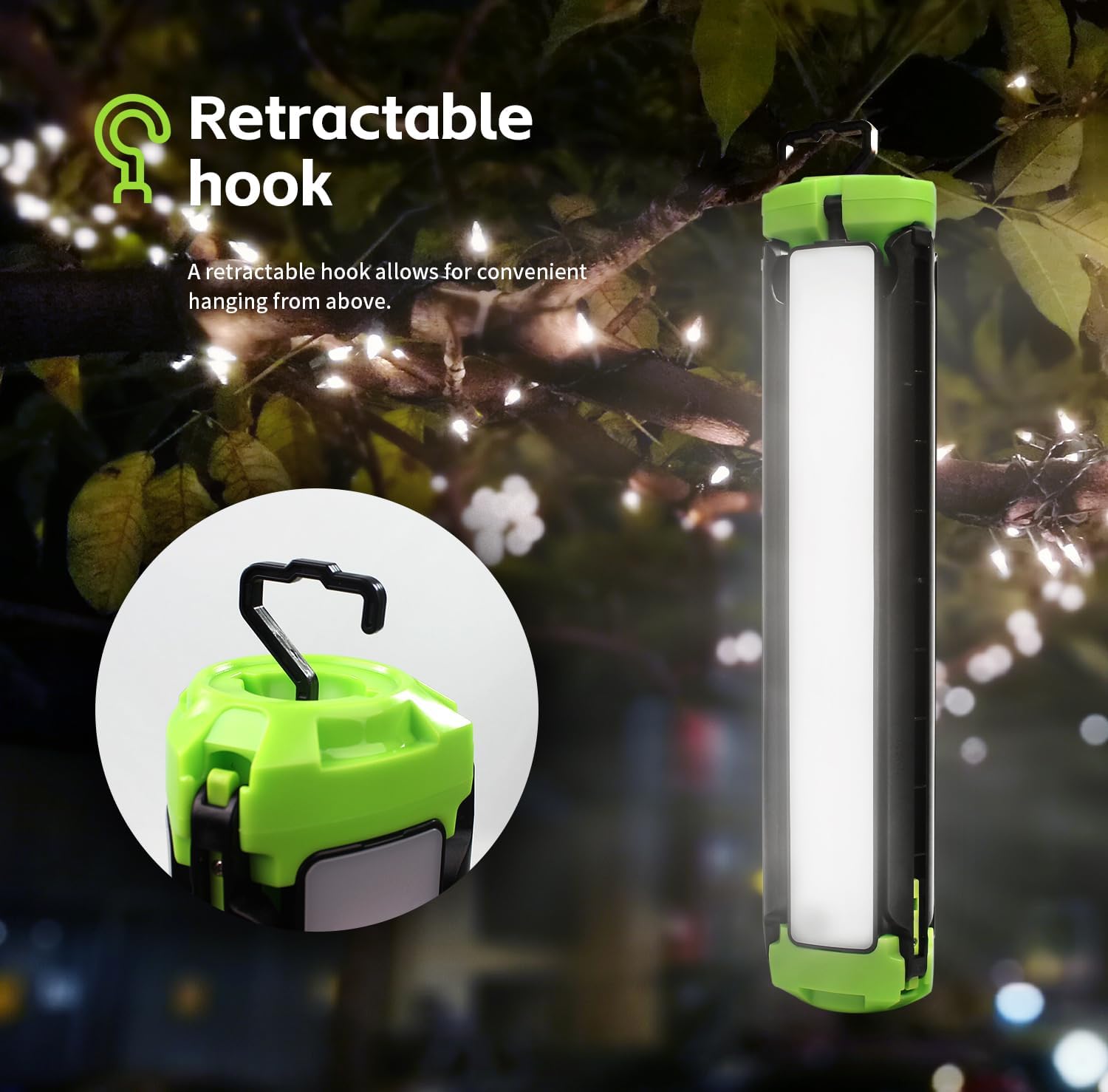 MaxWorks 50900 Rechargeable 360° LED Tower Work Light, 3000 Lumens – Ultra-Bright Portable Shop Light Foldable Tripod, Telescopic Stand, USB-C Charging – IP44 Weather-Resistant for Job Sites, Garage