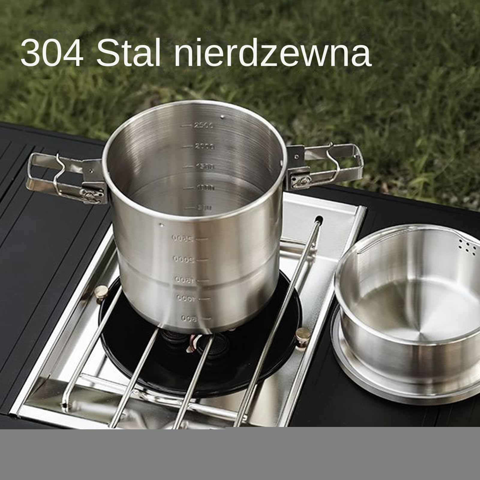 Zestaw Do Gotowania Na Wyprawie Komplet Garnków Podróżnych | Sprzęt Survivalowy dla Rodziny Pikników Podróży Plecakowania i Przygód na Zewnątrz