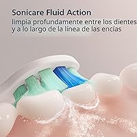 Vista 5 de Philips Sonicare C2 Plaque Control - Cabezales de repuesto genuinos para cepillo de dientes eléctrico, Blanco, paquete de 3, HX9023/65
