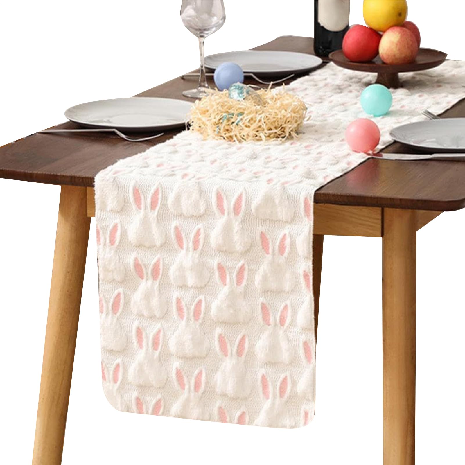 Tissus de printemps design lapin pour une décoration de Pâques chic