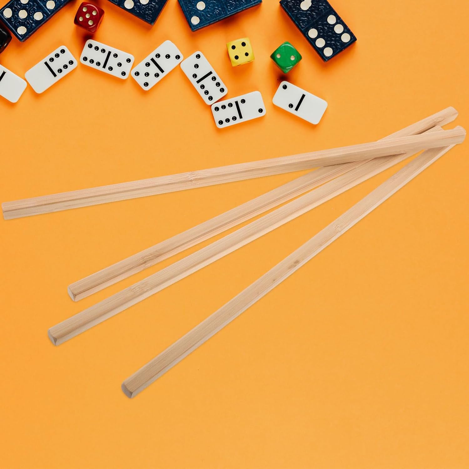 4pcs Wooden Tile Pusher Domino Rack Set 42cm American Mahjong Tools for Casual and Tournament Play image 5