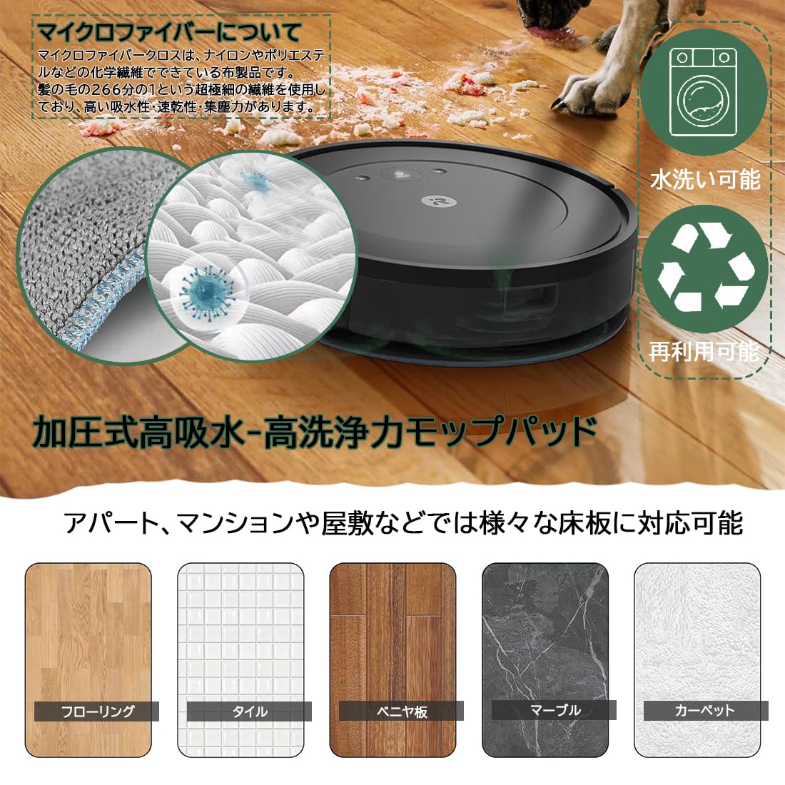 Amazon | ルンバ Combo (コンボ) Essential robot 交換用 消耗品パーツ