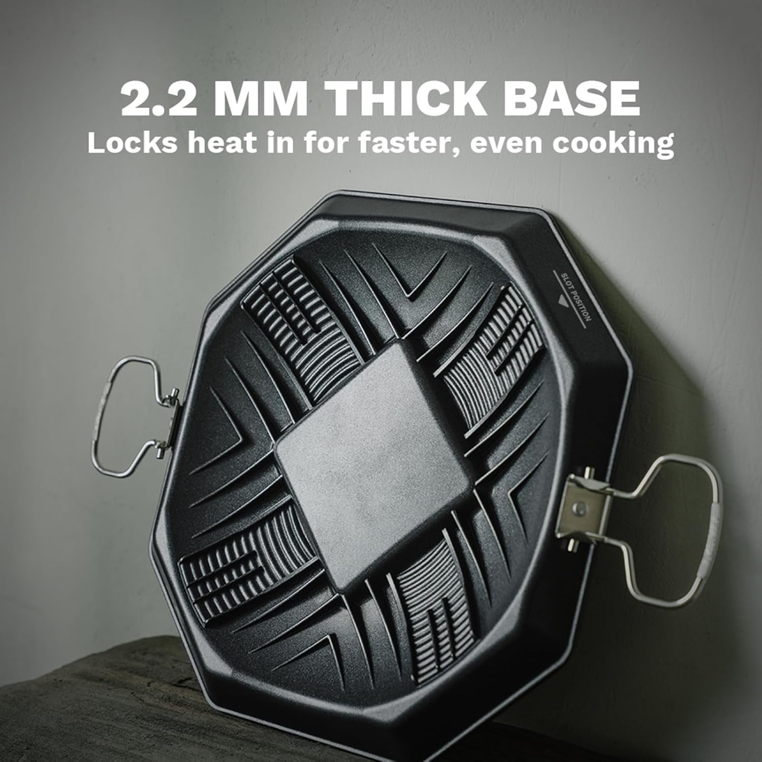 Fire-Maple SizzlePro Multi-Function Frying Pan - 11.9" Foldable Camping Griddle with Dual Cooking Zones, 2.2mm Thick Aluminum & Stainless Steel, Perfect for Group Camping, RV, etc