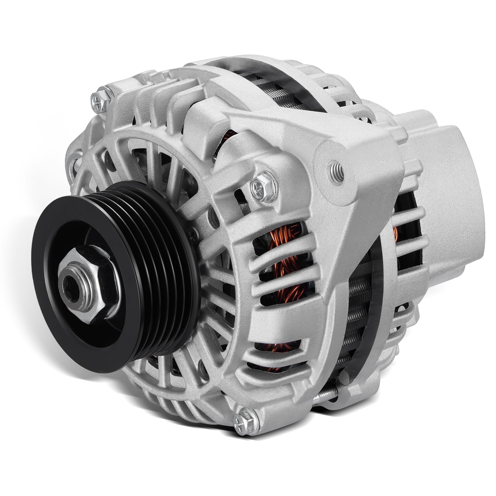 BDFHYK Alternator Compatible with Honda Civic 2001-2005 1.7L l4, Compatible with Acura EL 2001-2005 1.7L l4 Replace 06311-PLM-505RM, 13893, 13893N, 213893, 2-13893, 31100PLMA01, 3341427A, 334-1427A