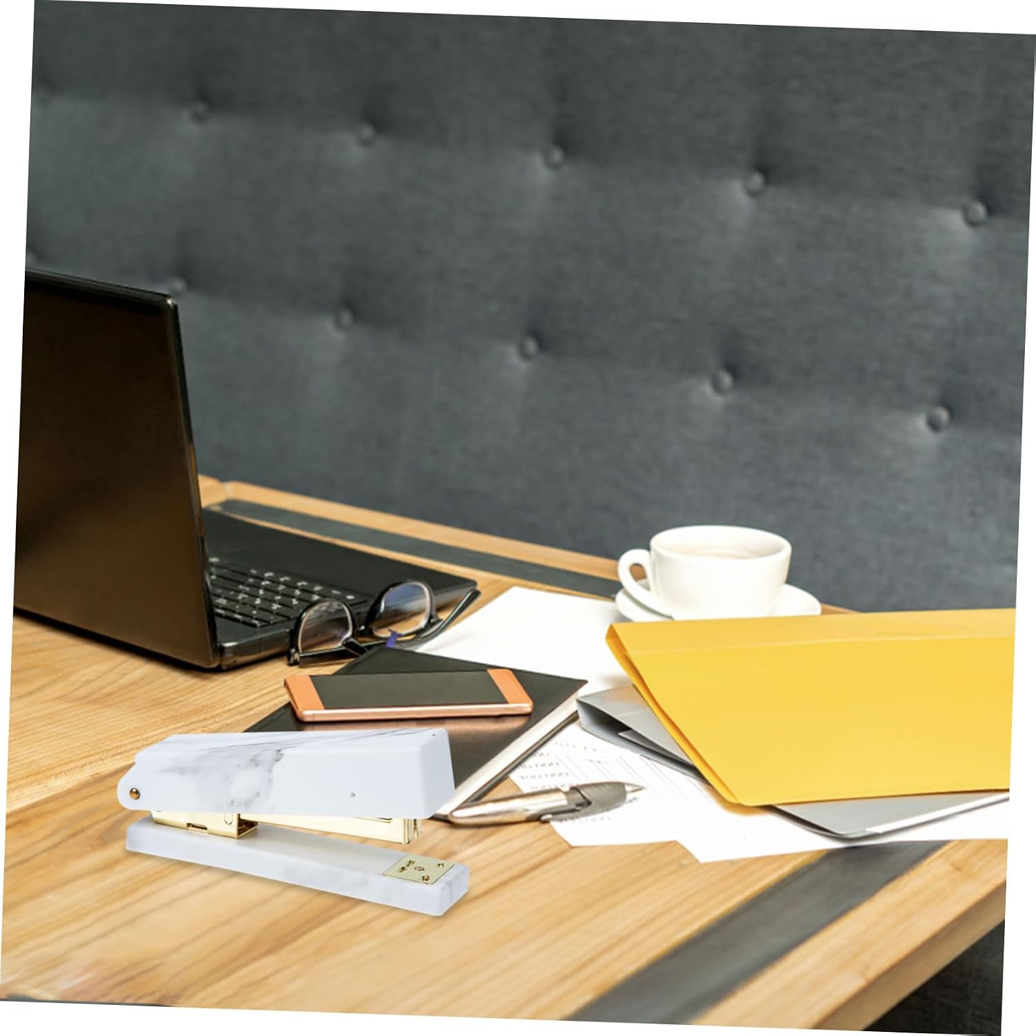 office accessory professional desk stapler office stapler convenient stapler gold stapler gold accessories office supplies abs injection ing handheld stationery image 4