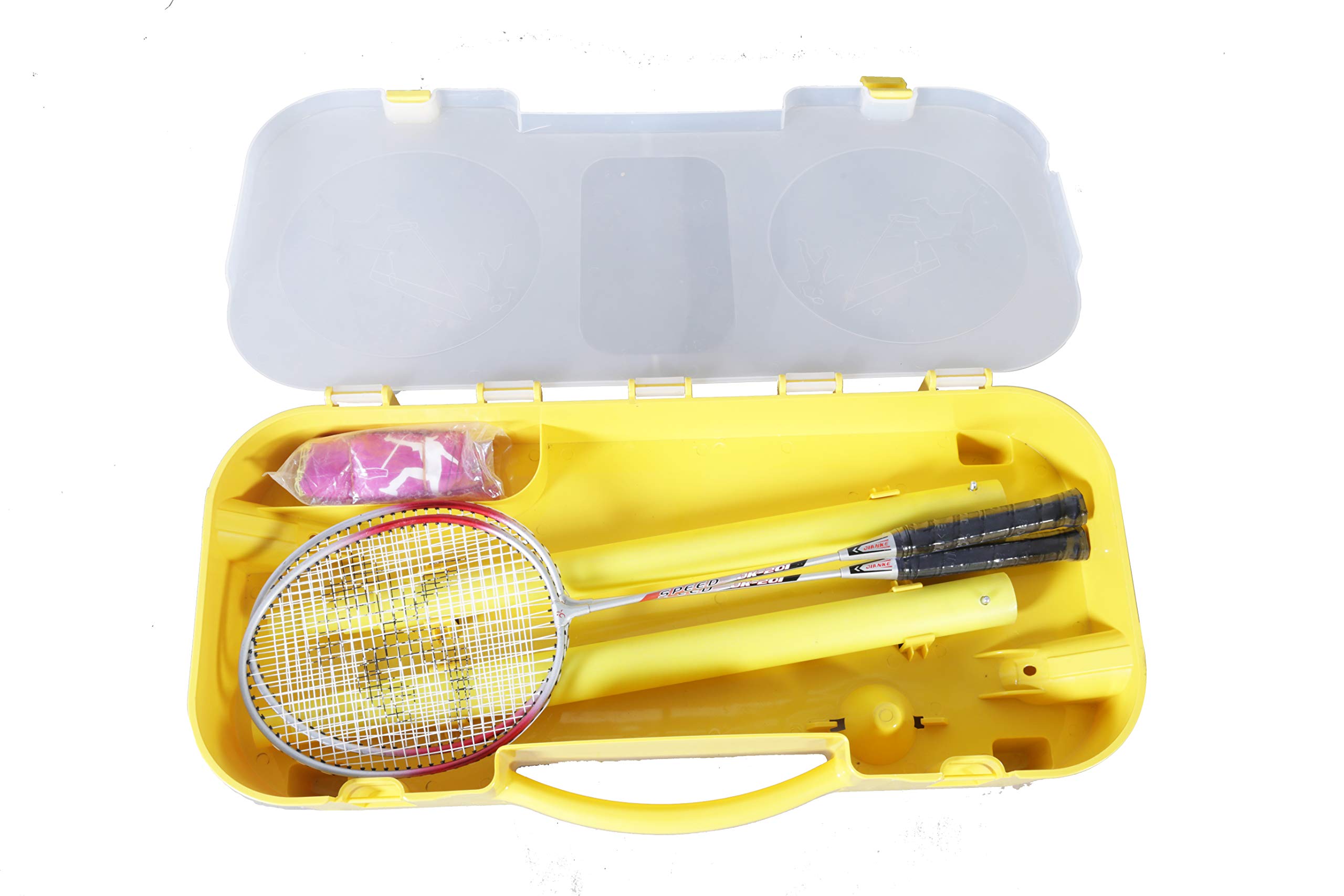 Aluminum Badminton Racket Set, Soft Grip Lightweight