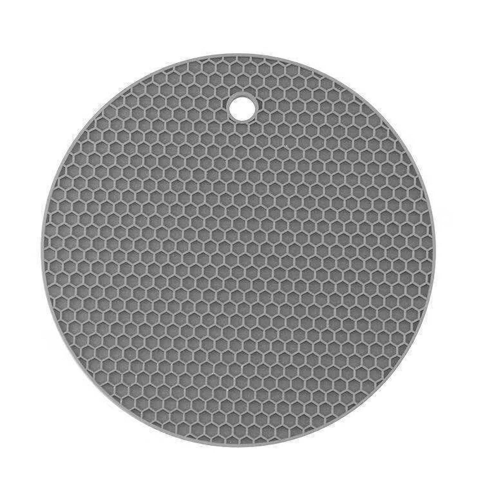 Dessous de verre silicone nid d'abeille anti-condensation pour meuble