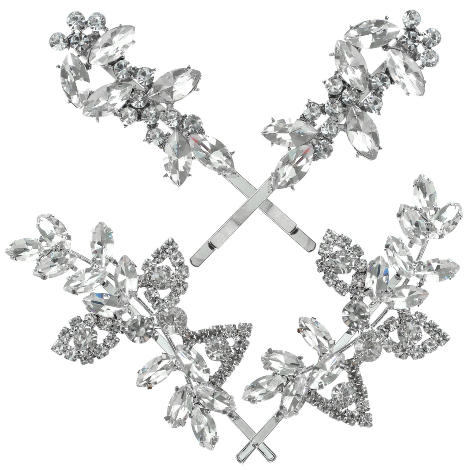 VICASKY 20 Pezzi Fermagli per con Accessori Cerimonia Sposa e Mollette Eleganti per e Ragazze Decorazione Raffinata per Sottili e Spessi Design Resistente e