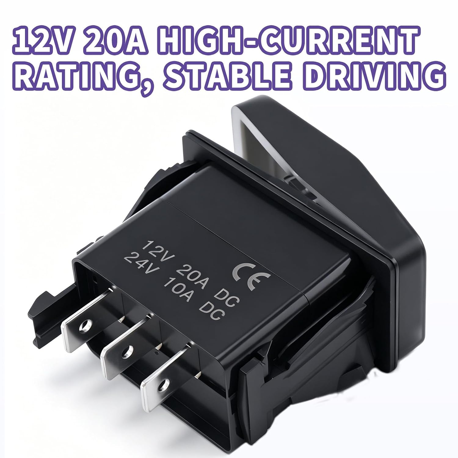 Dump Truck Tarp Rocker Switch 12V 20A for Electric Dump Body Replace 13979