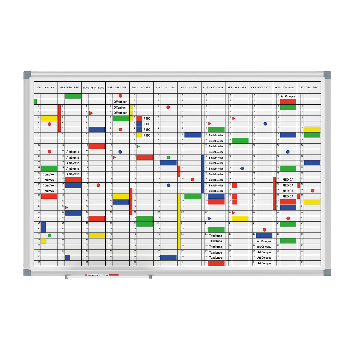 MAUL 6496384.SPR Maul Planner annuale 60 x 90 + accessori