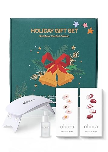 ohora Semi Cured Gel Nail Strips ([2025 Christmas Set] N