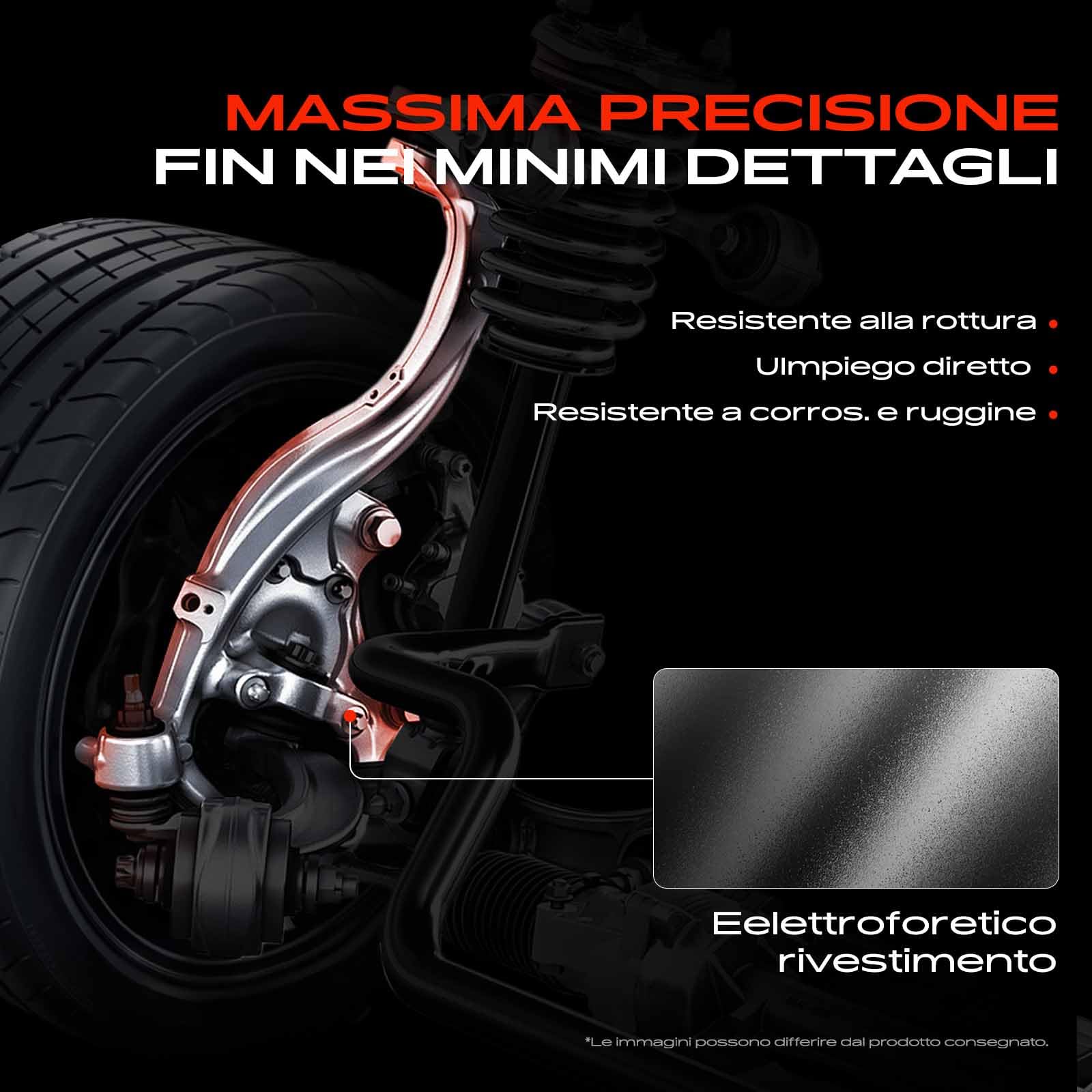 coscia asse anteriore destra Sostituzione per Punto Evo Grande Punto 199 Mito 955.2005-2020 51776377