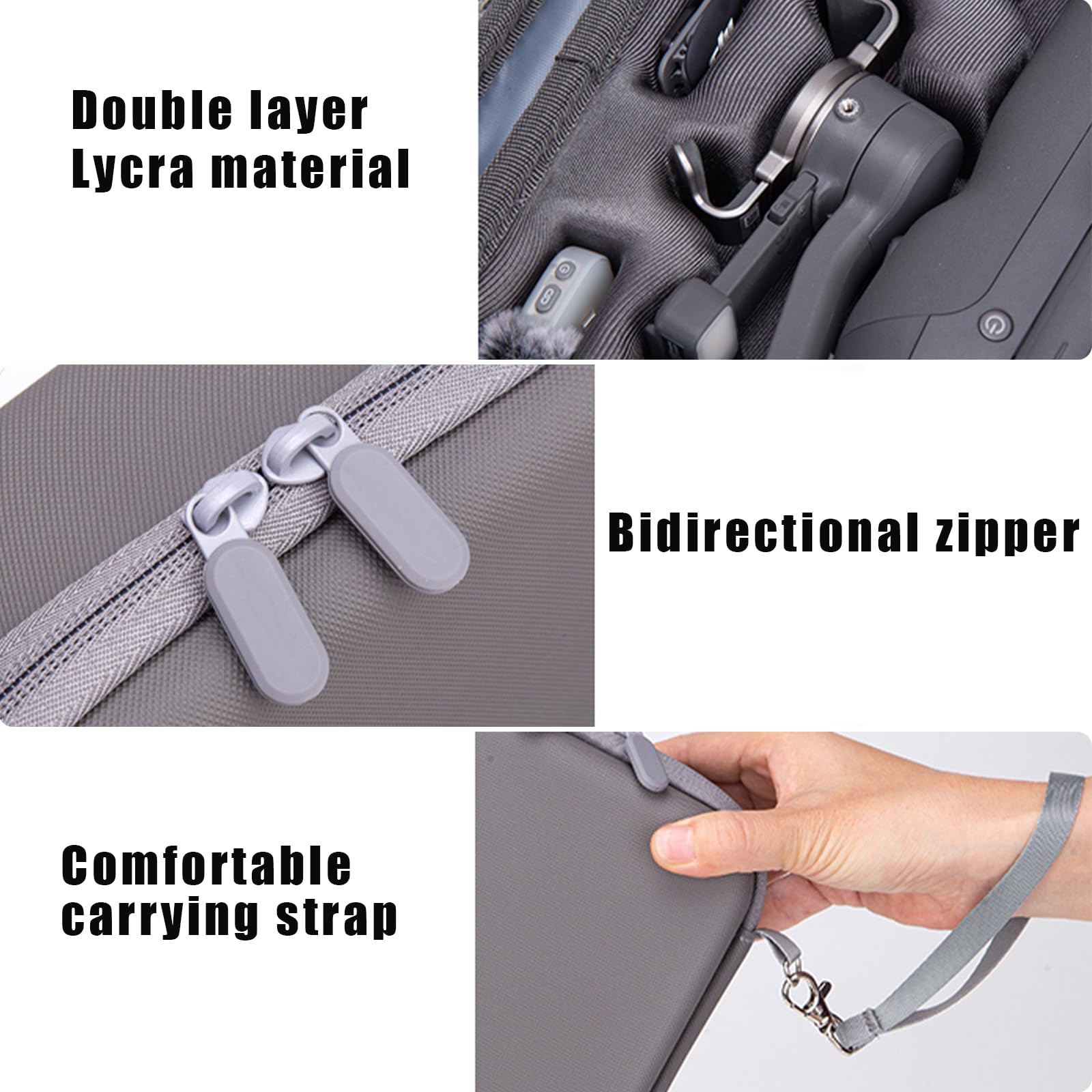Custodia Borsa per DJI Osmo Mobile 8P, Gimbal Case Bag Custodia da trasporto Borsa protettiva Sacca da viaggio Accessori per DJI OM 8P/Osmo Mobile 8P Portatile Gimbal Stabilizzatore