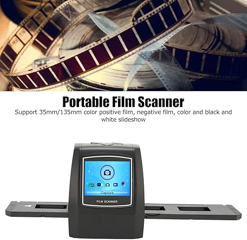 Miniatura 2 de Escáner negativo de película portátil, escáner de película de 10MP y diapositivas con pantalla LCD de 2.4 pulgadas, convierte negativos de película