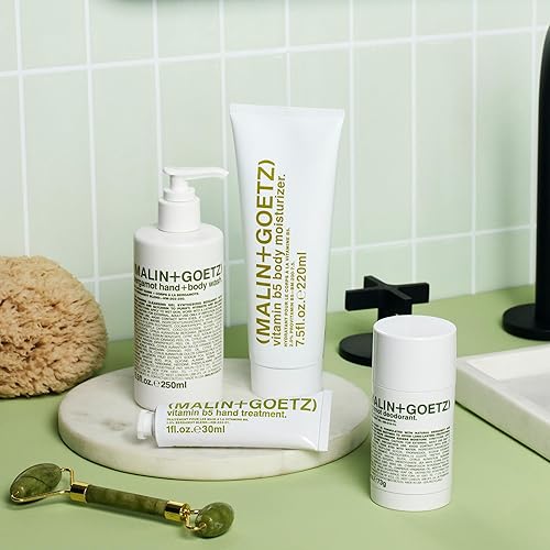 Miniatura 5 de Malin + Goetz Hidratante corporal con vitamina B5 hidratante corporal para hombres y mujeres, loción calmante hidratante de ingredientes naturales