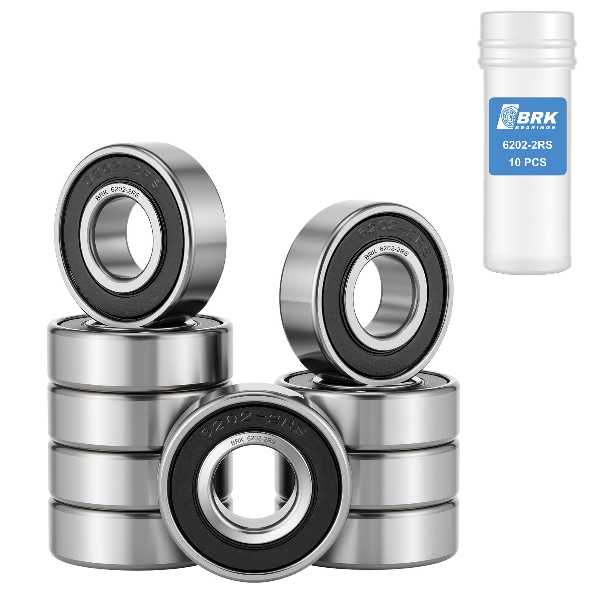 BRK Ball Bearings - 2 Pack 6205-2RS -10