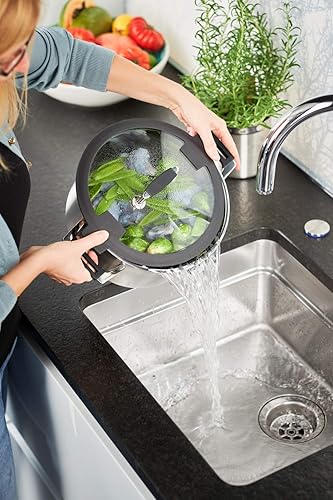 Miniatura 5 de RÖSLE Silence Pro 4-Piece Cookware Set  Set of 3 Pots and 1 Saucepan 1810 Stainless Steel  Internal Graduation, Suitable for Induction, Dishwasher